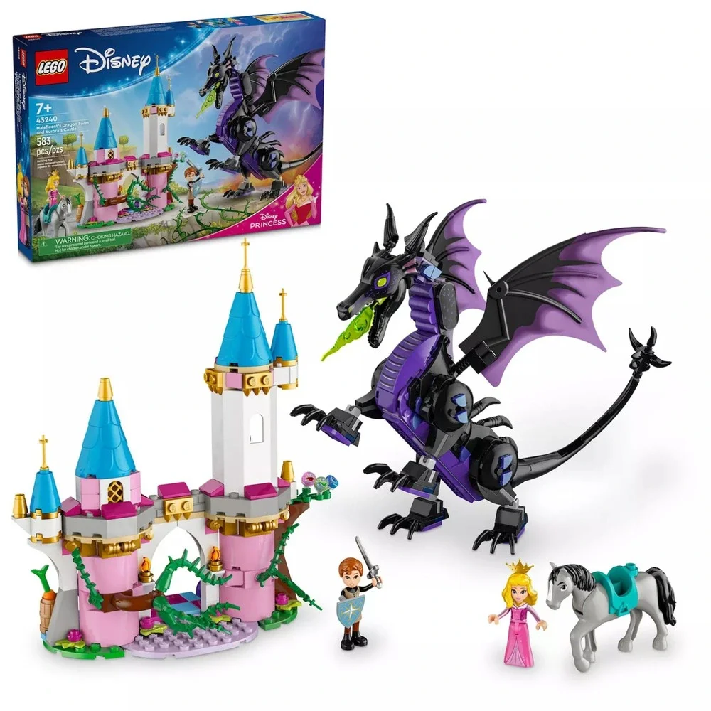 Lego Disney Princess Maleficent's Dragon Form & Aurora's Castle‎ (583 pcs) 43240